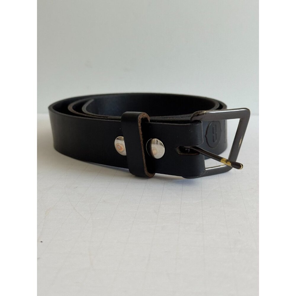 Gordon Mens Black Leather Belt, Size 40